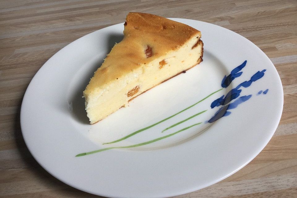 Käsetorte ohne Boden