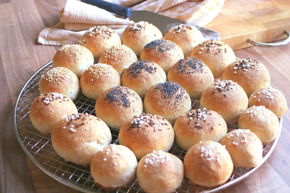 Schnelle Brötchen nebenbei am Morgen