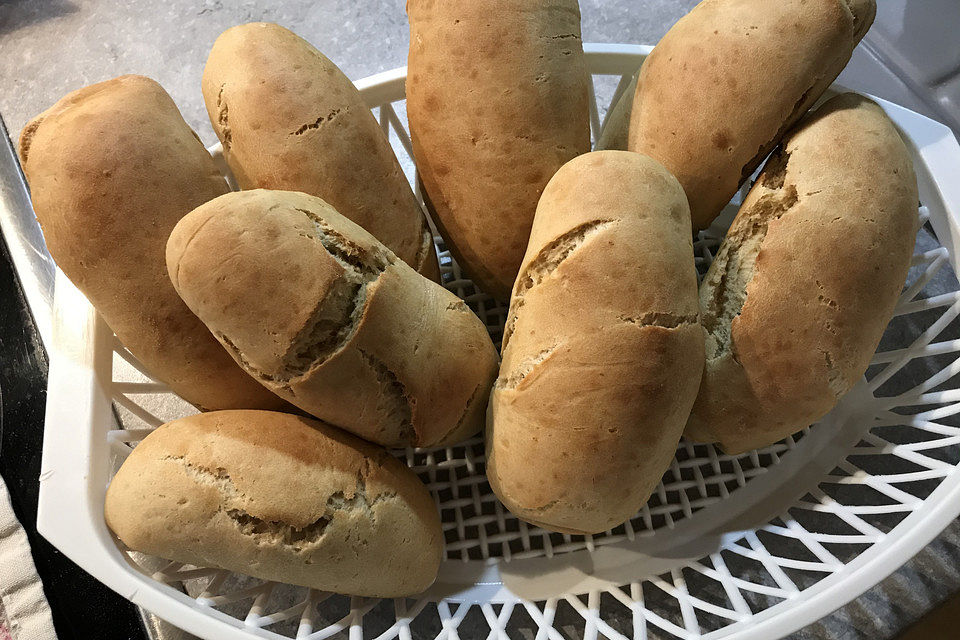 Schnelle Brötchen nebenbei am Morgen