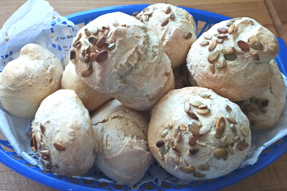 Schnelle Brötchen nebenbei am Morgen