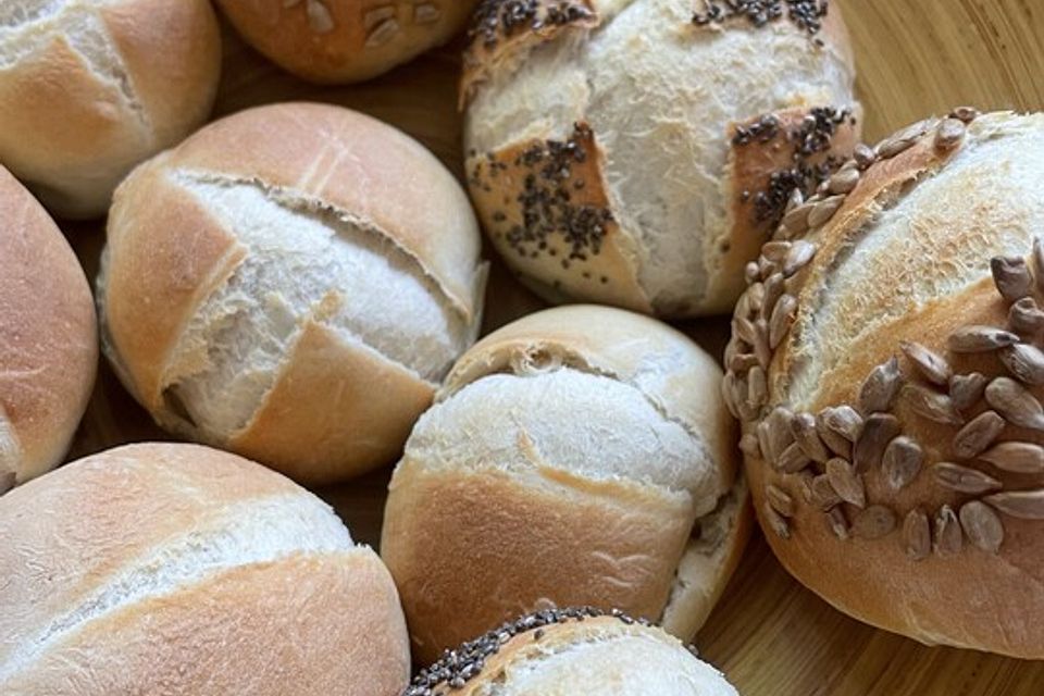 Schnelle Brötchen nebenbei am Morgen