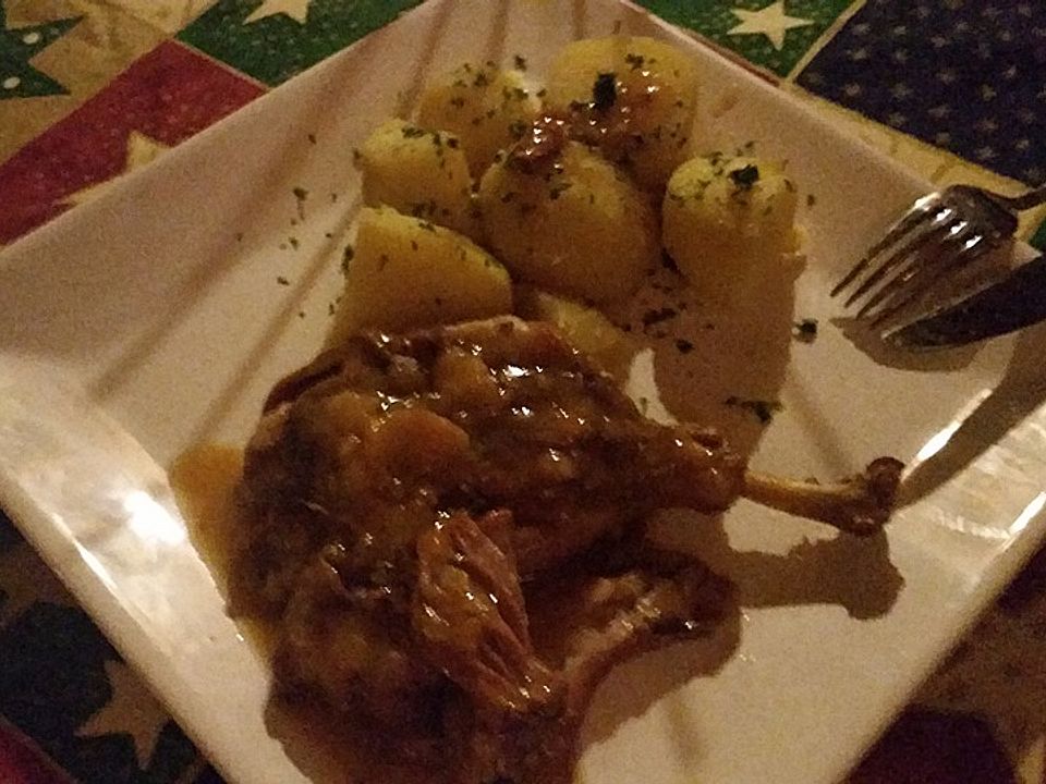 Glasierte Entenkeulen mit Orangensauce von downhillcat| Chefkoch