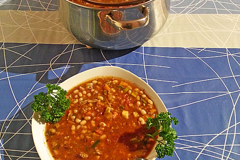 Annelie und Willis serbische Bohnensuppe