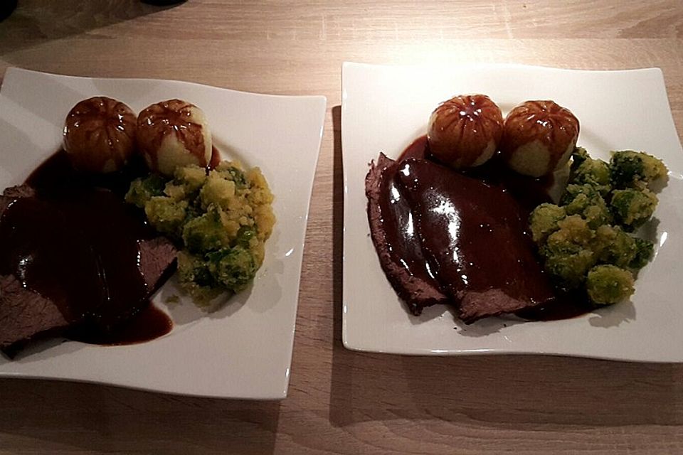 Klassischer Crock Pot Rinderbraten