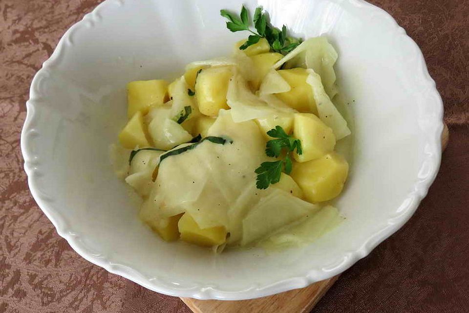 Kohlrabi mit Kartoffeln