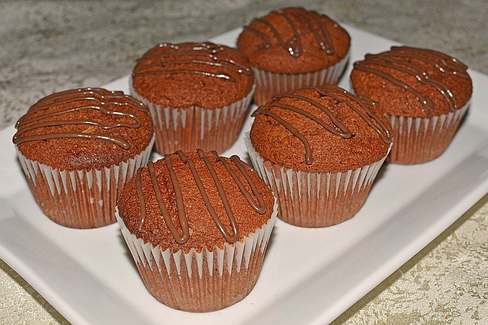 Nutella-Bananen Muffins