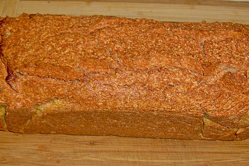 Kokos-rote Linsen-Kuchen/Brot