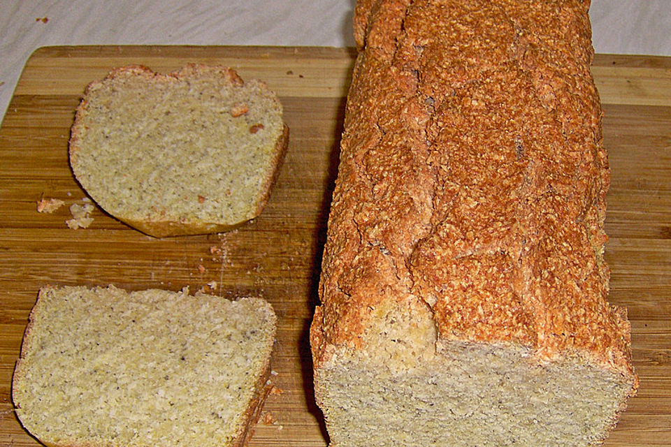 Kokos-rote Linsen-Kuchen/Brot