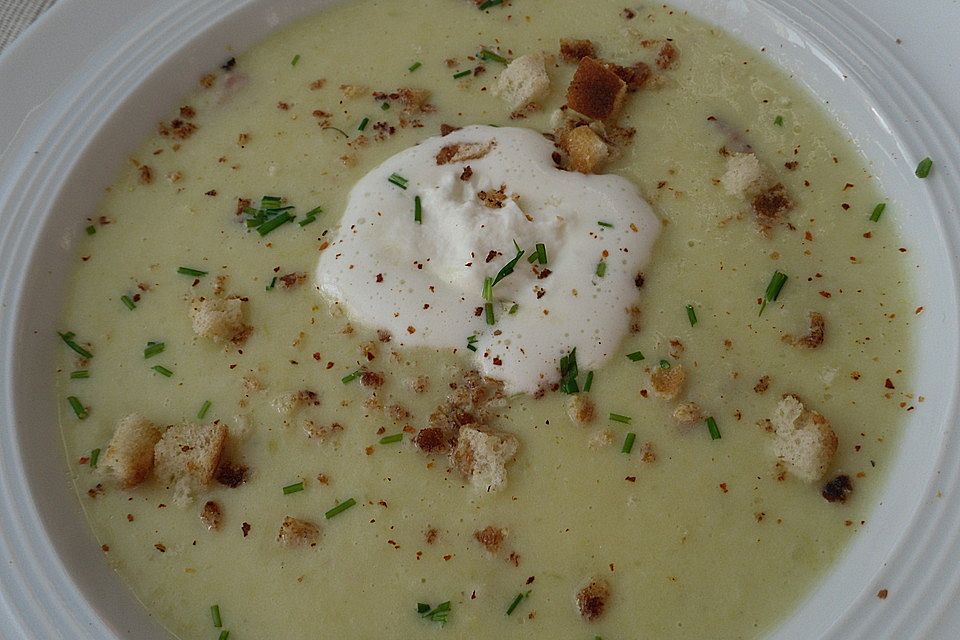 Lauch-Kartoffel-Cremesuppe