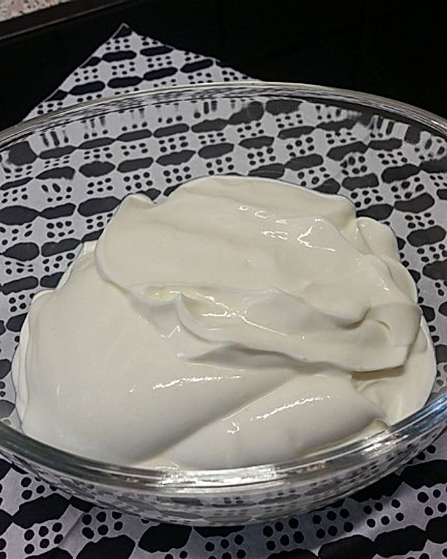 Vanille-Quark-Creme, die etwas leichtere Version