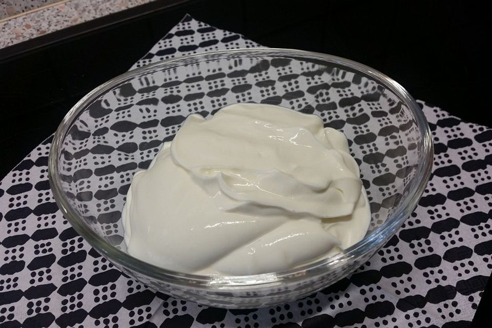 Vanille-Quark-Creme, die etwas leichtere Version