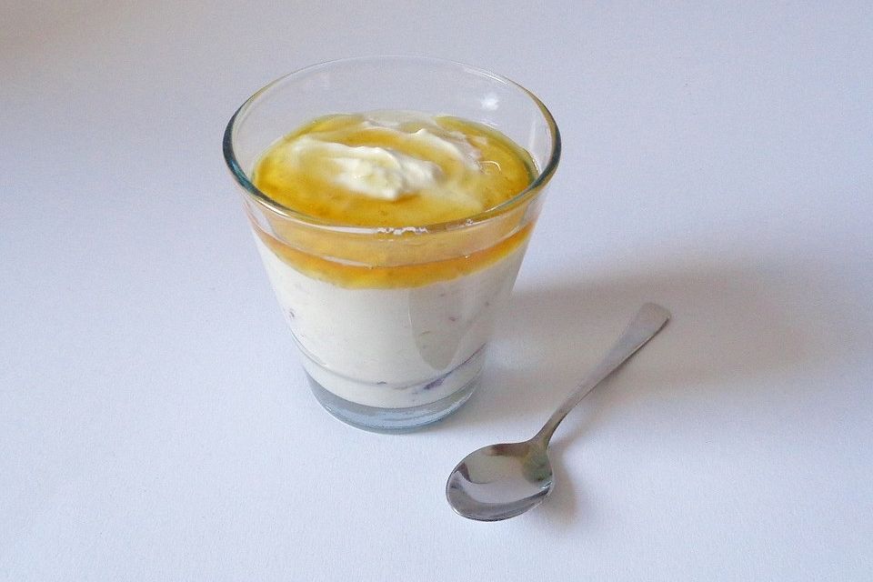 Vanille-Quark-Creme, die etwas leichtere Version