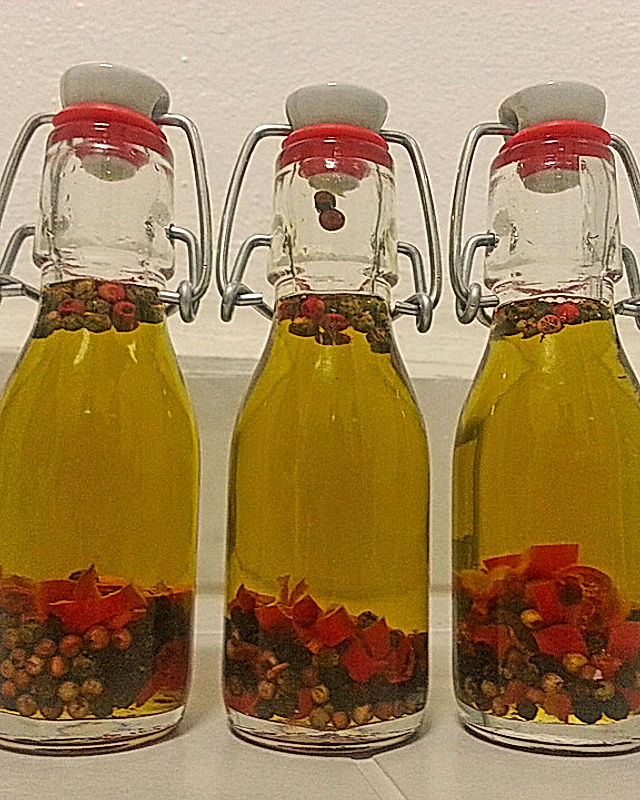 Peperoncini-Pfeffer-Öl