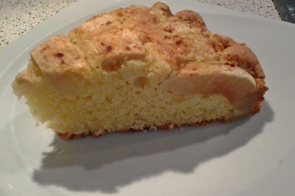 Saftiger Apfelkuchen mit Zimt und Ahornsirup