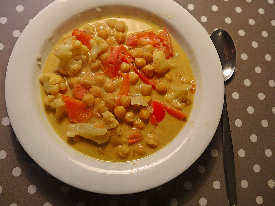 Gemüse-Curry mit Kichererbsen von kochziti| Chefkoch