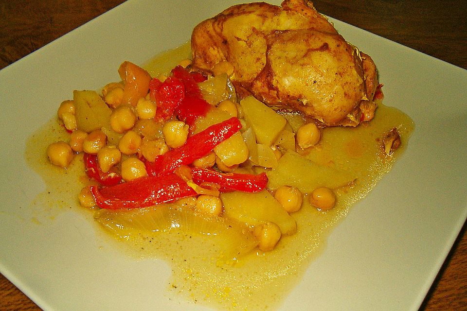 Tajine mit Huhn und Gemüse