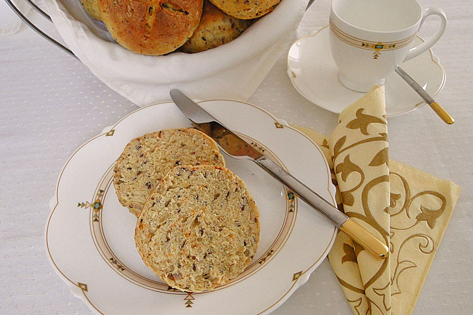 Grünkern-Dinkelbrötchen