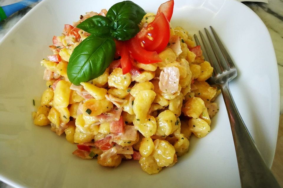 Käse-Spätzle-Pfanne