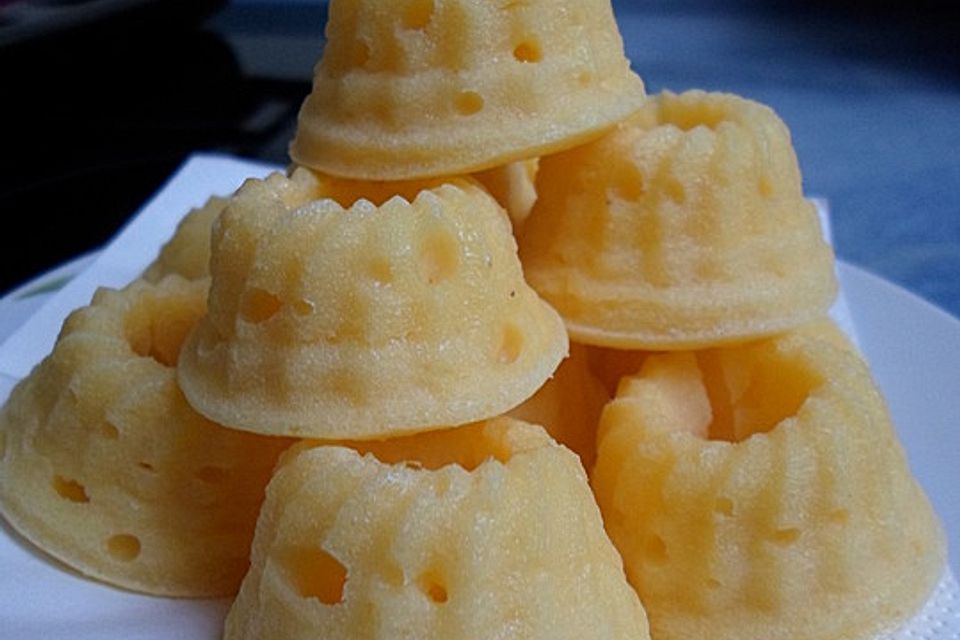 Käsekuchen-Mini-Gugels Käsekuchen-Mini-Gugels