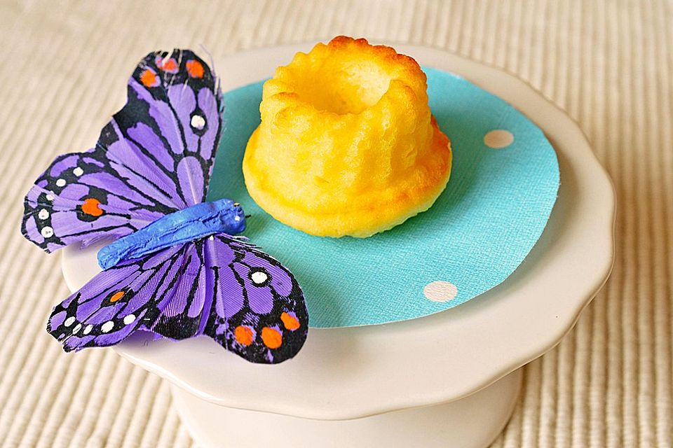 Käsekuchen-Mini-Gugels Käsekuchen-Mini-Gugels