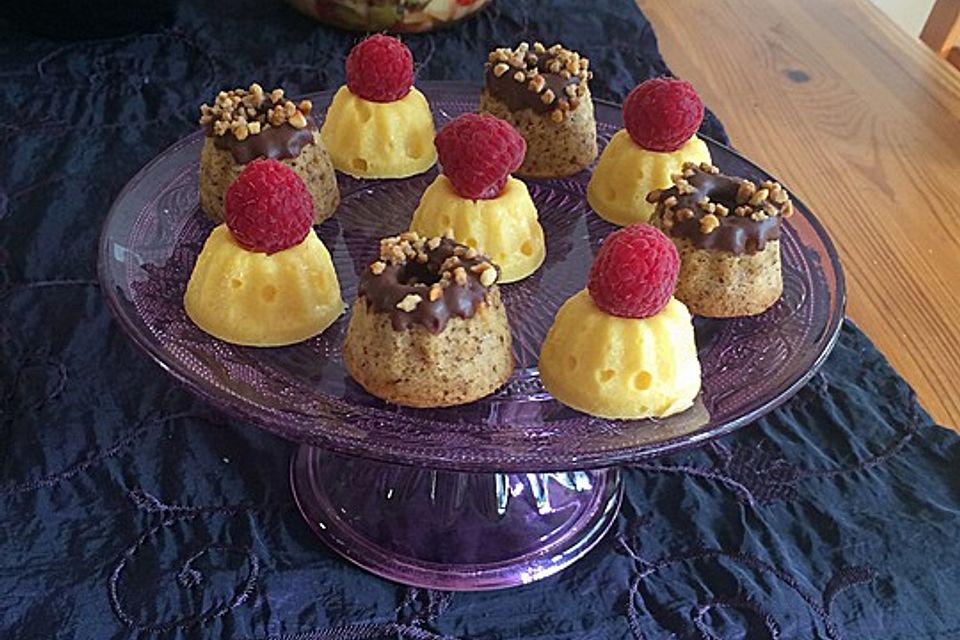 Käsekuchen-Mini-Gugels Käsekuchen-Mini-Gugels