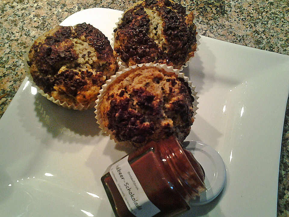 Schoko-Nuss-Muffins von Lunabluee| Chefkoch