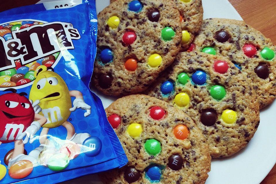 Amerikanische M&M's Toffee Cookies