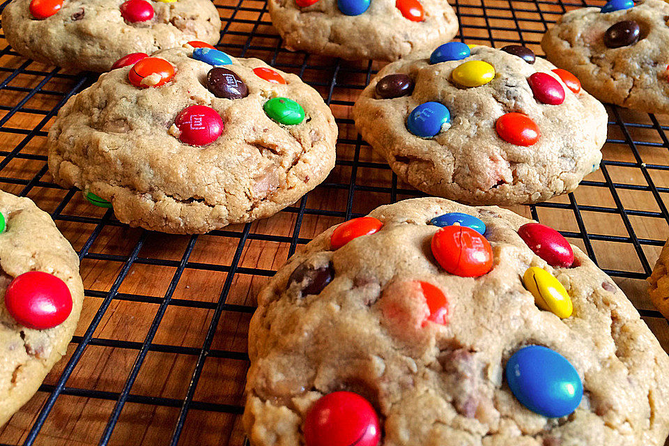 Amerikanische M&M's Toffee Cookies