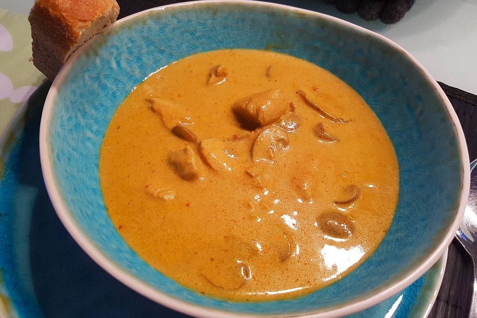 Champignon - Puten - Kokos - Suppe