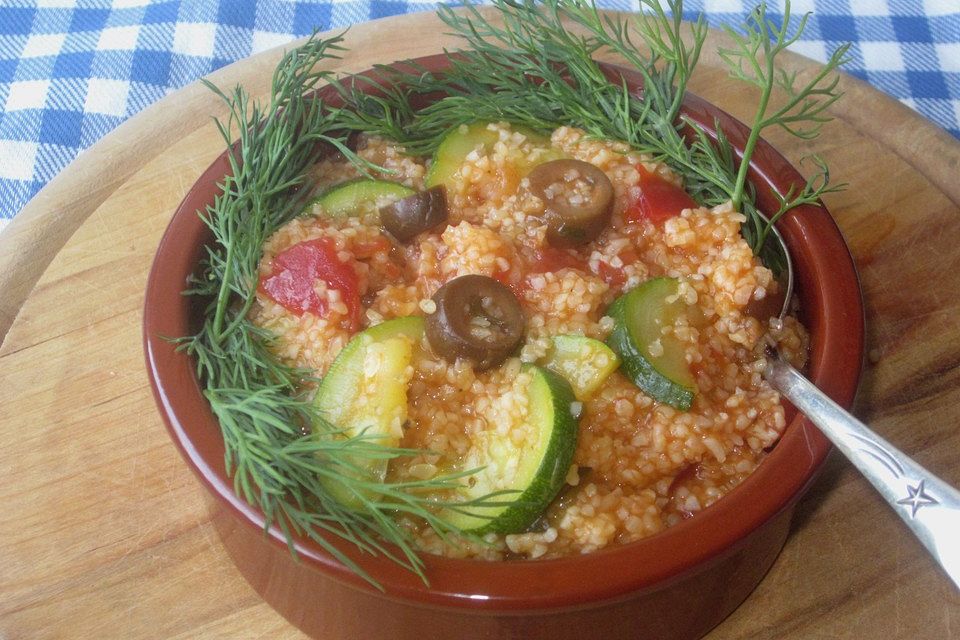 Bulgur-Gemüse-Pfanne