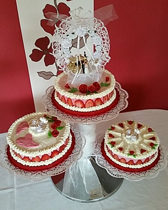 Erdbeer - Sekt - Torte
