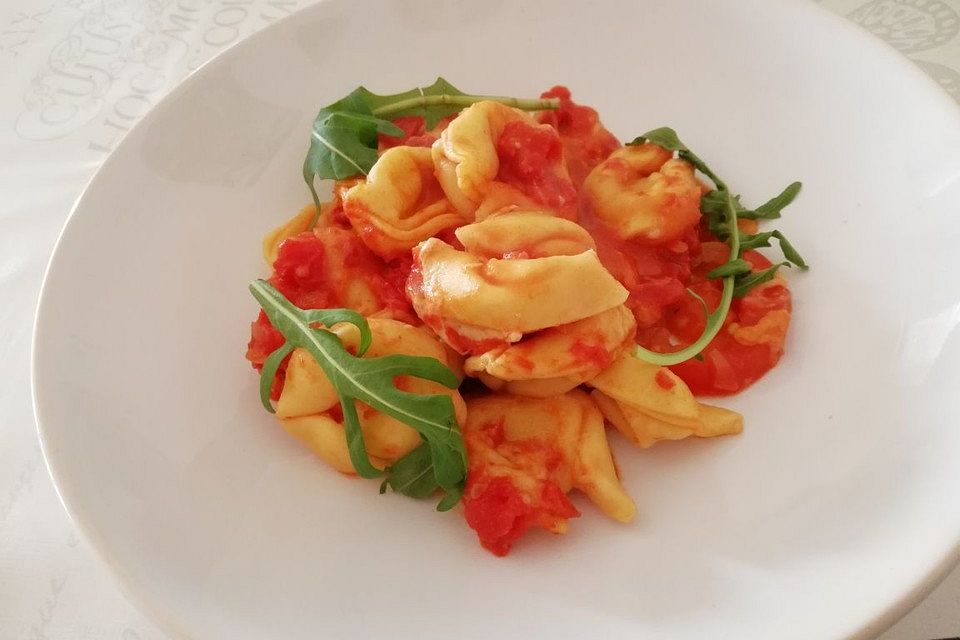 Tortellini - Mozzarella Auflauf