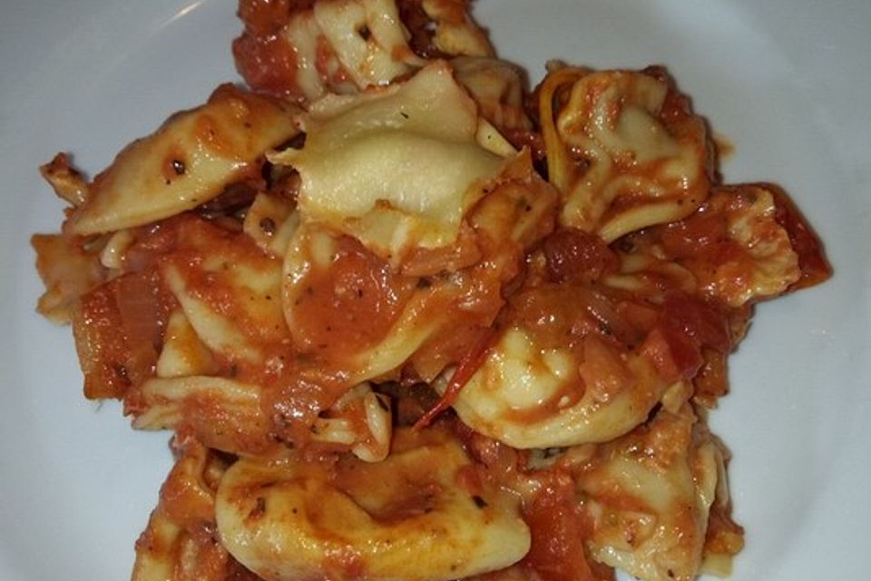 Tortellini - Mozzarella Auflauf