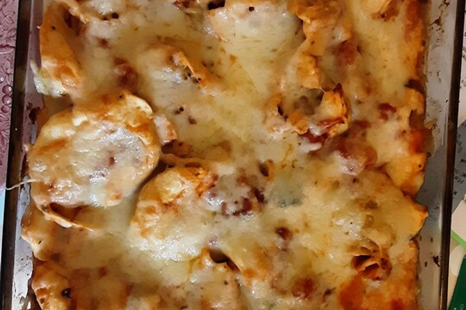 Tortellini - Mozzarella Auflauf
