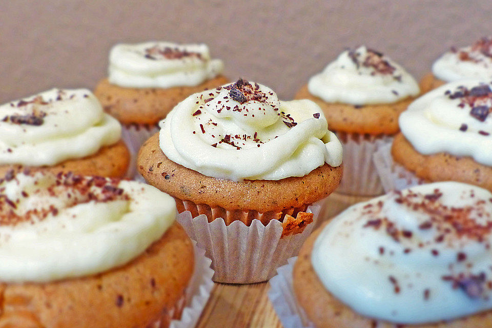 Mini Double-Choc Cupcakes