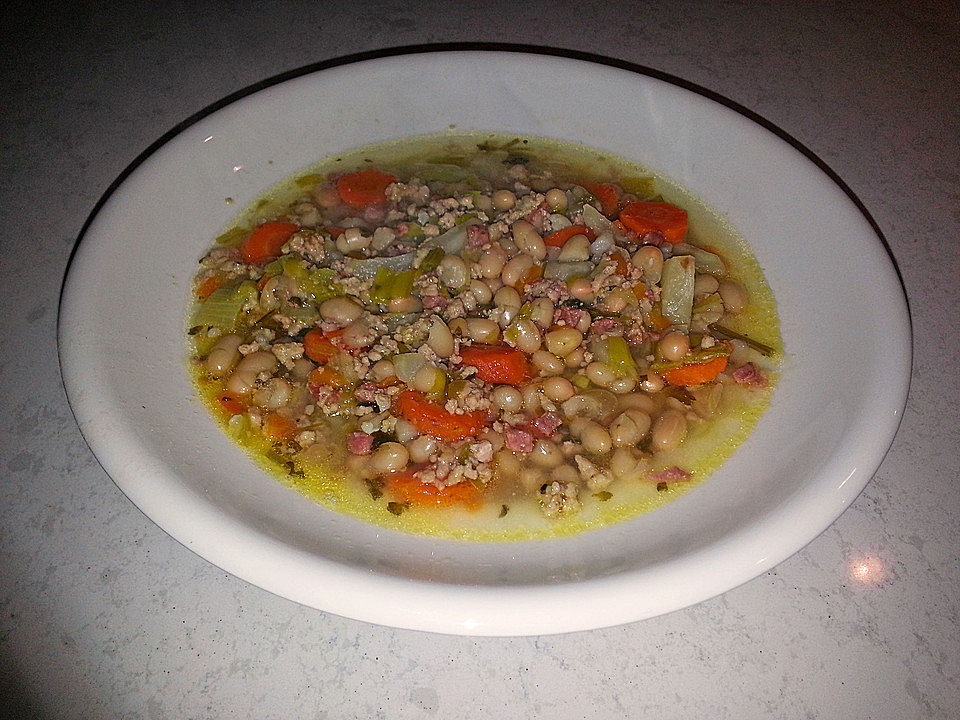 Schnelle weiße Bohnensuppe von esug| Chefkoch