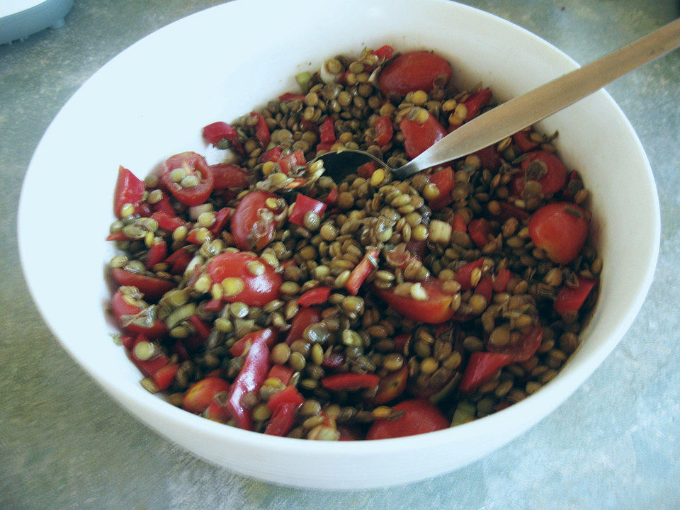 Linsensalat mit Tomaten von riga53| Chefkoch