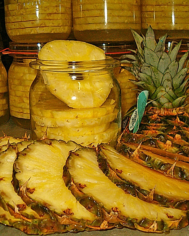 Ananas einwecken