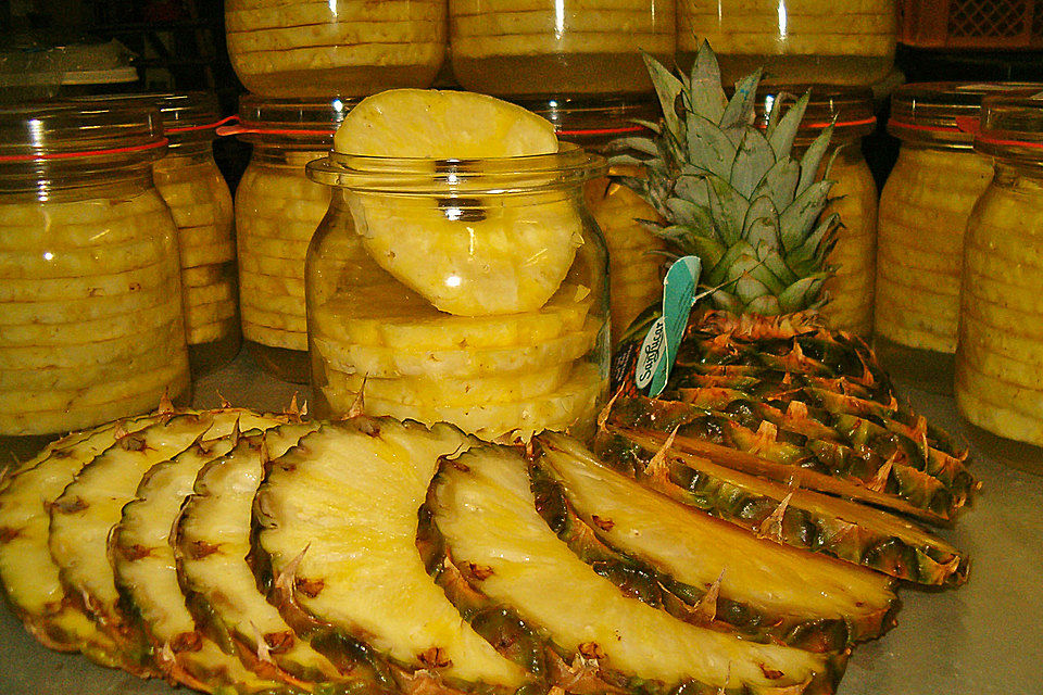 Ananas einwecken