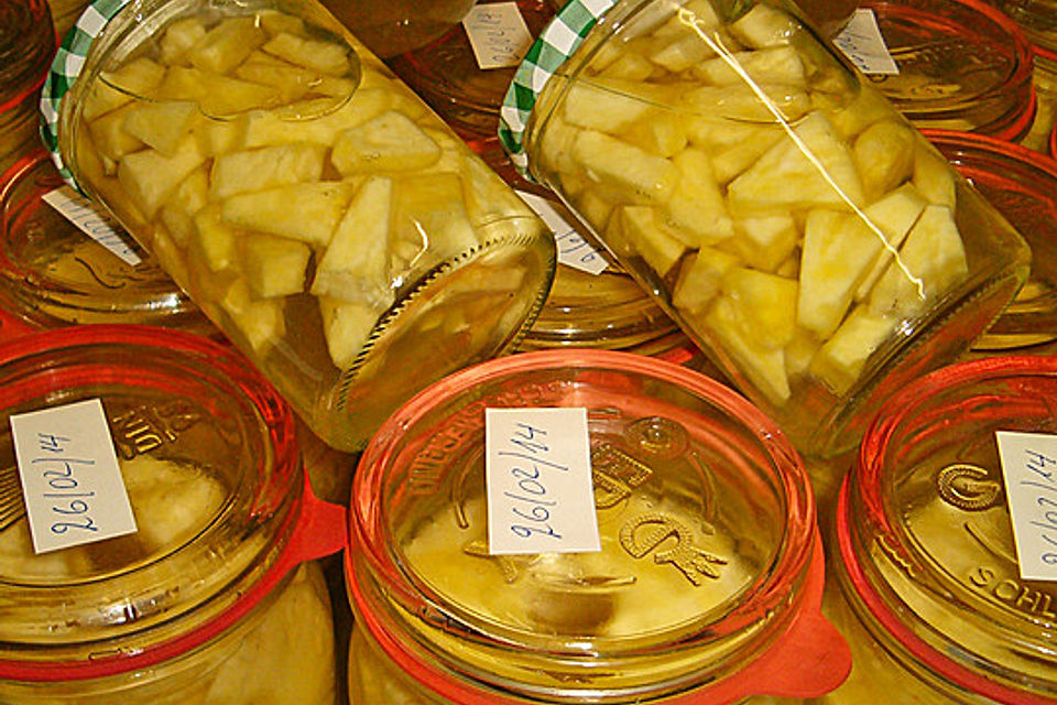 Ananas einwecken