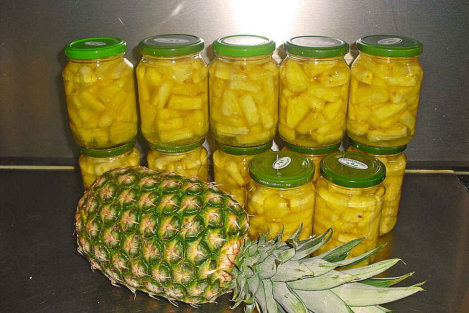 Ananas einwecken