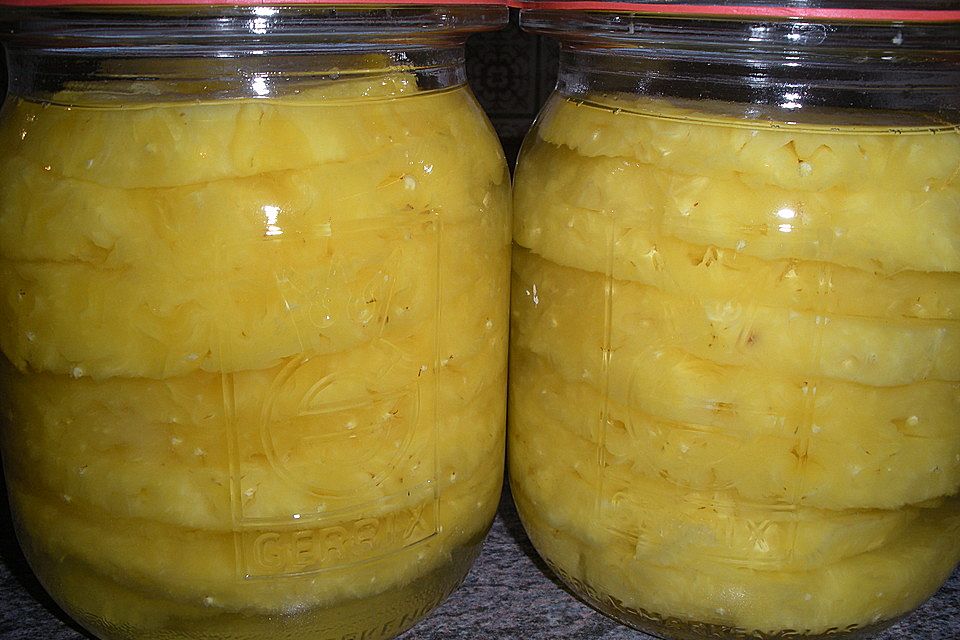 Ananas einwecken