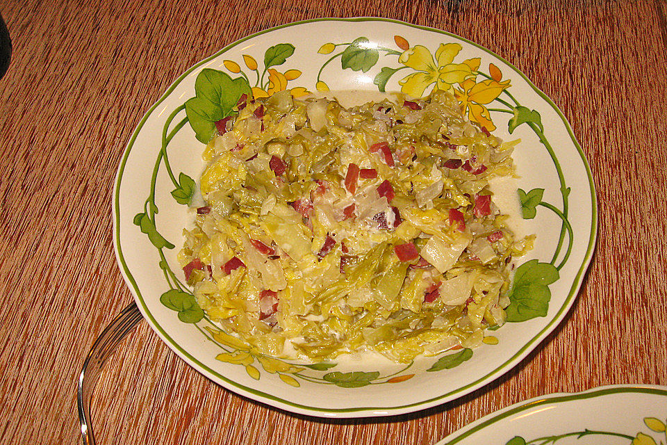 Warmer Krautsalat