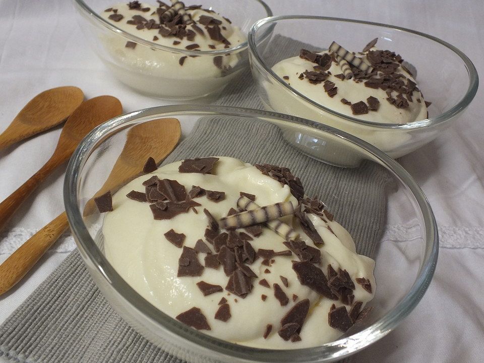 Pudding mit weißer Schokolade von Evi-kocht| Chefkoch