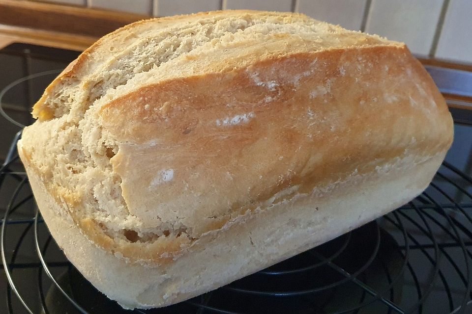 Einfaches Weizenbrot