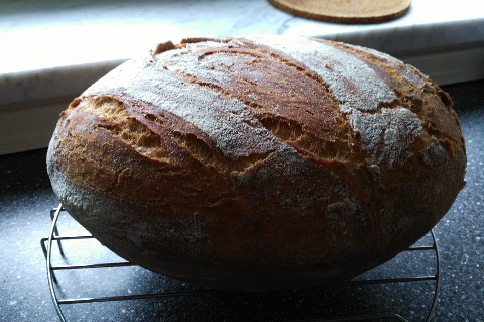 Einfaches Weizenbrot