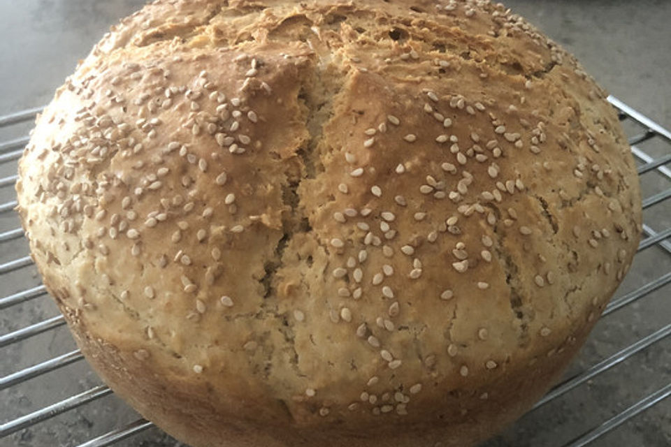 Einfaches Weizenbrot