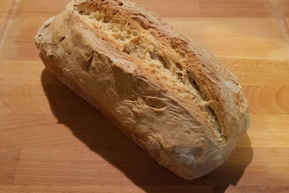 Einfaches Weizenbrot