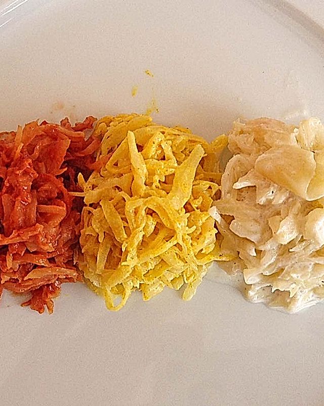 Sauerkraut-Salat tricolor