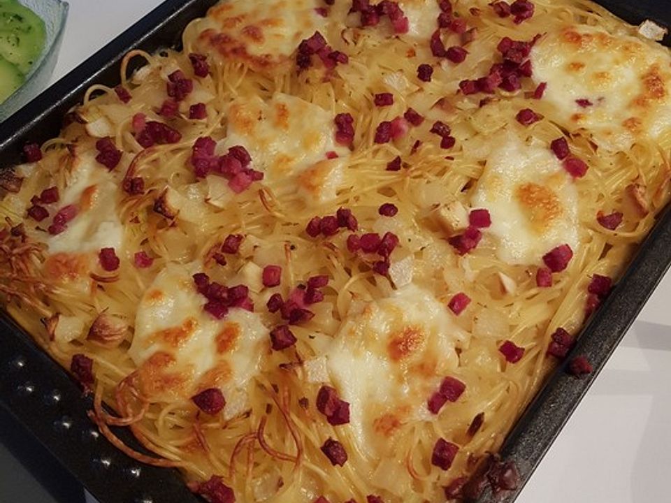 Spaghettiauflauf mit Speck von trekneb| Chefkoch